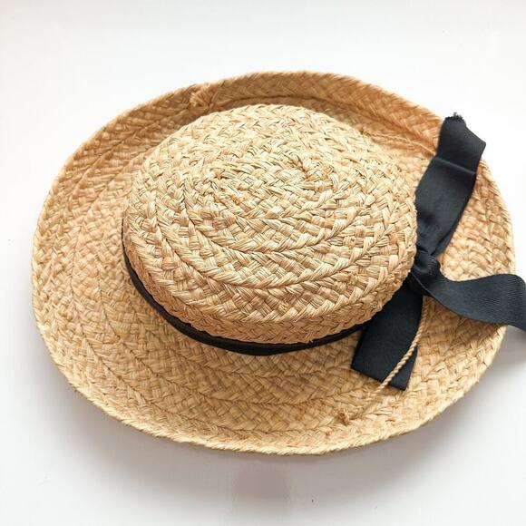 Helen Kaminski Australia 100% Raffia Classic 5 Hat Bow - Picture 5 of 11